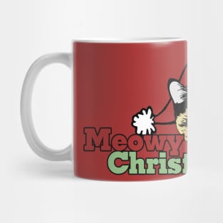 Meowy Christmas Calico cat catmas Mug